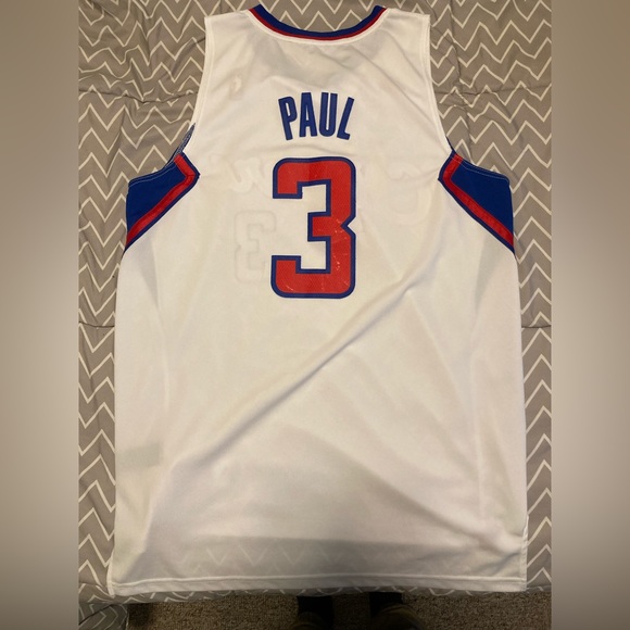 Chris Paul Los Angeles Clippers white authentic adidas swingman Jersey Medium - Picture 2 of 6